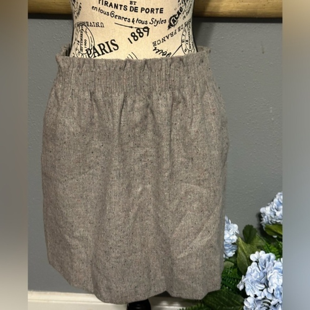 J crew wool blend lined skirt. Euc